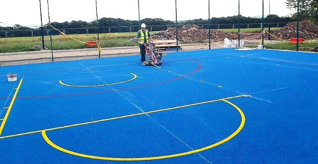 Basketball Court Painting